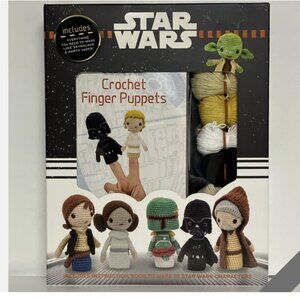Star Wars Crochet Finger Puppets Complete DIY Kit Makes Iconic Characters NEW